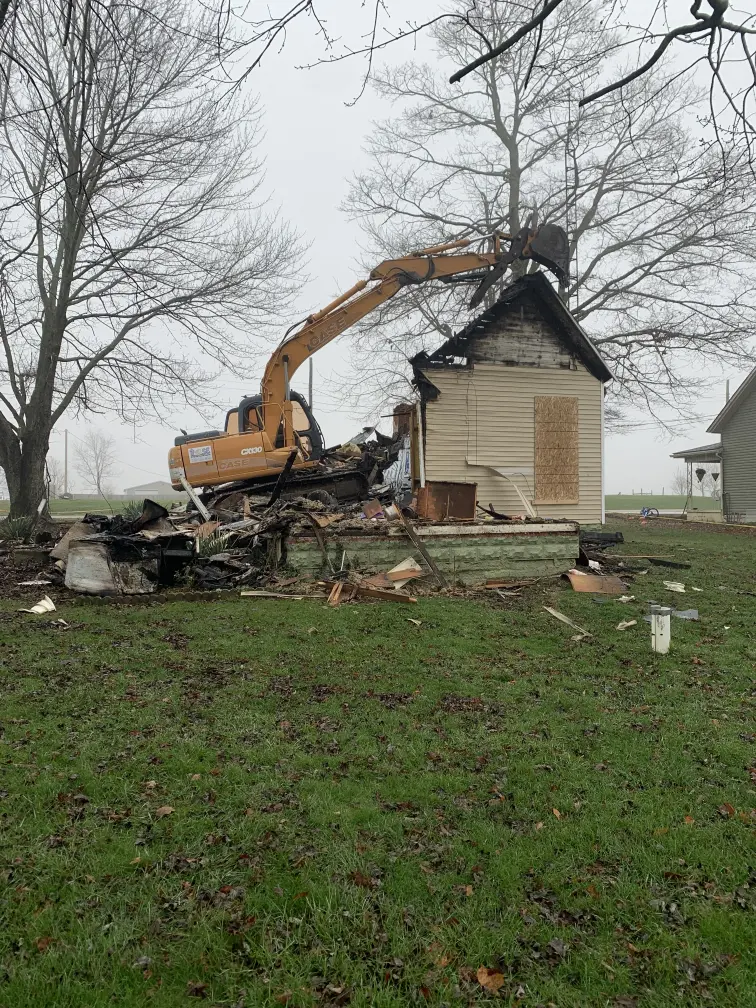 Small structure demolition